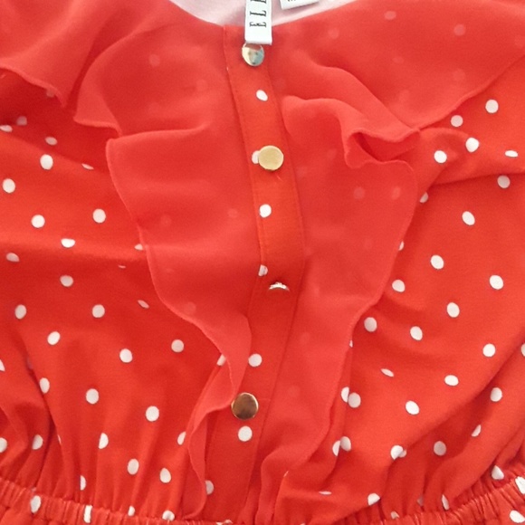 Elle mididress, brilliant red - Picture 4 of 5